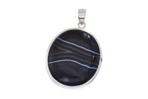 Zawieszka srebrna agat bended Z270