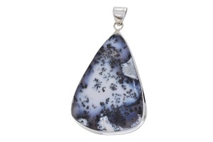 Zawieszka srebrna agat dendrytowy Z273