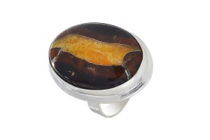 Pierścionek srebrny simbirsit P147