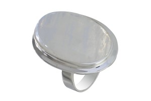 Pierścionek srebrny kamień księżycowy P177