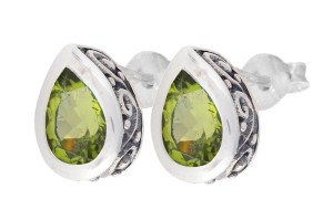 Kolczyki srebrne oliwin K252