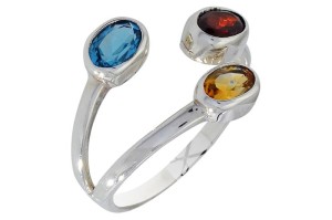 Pierścionek srebrny P271