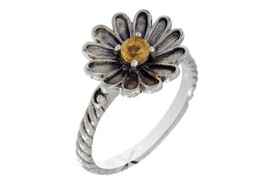 Pierścionek srebrny oliwin P263