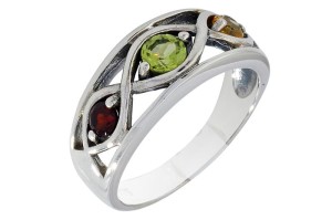 Pierścionek srebrny P253