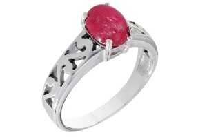 Pierścionek srebrny turmalin P213