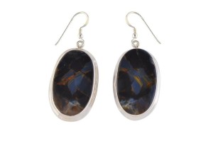 Kolczyki srebrne petersit K351