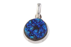 Zawieszka srebrna agat titanium Z378