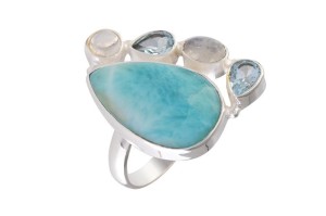 Pierścionek srebrny larimal P375