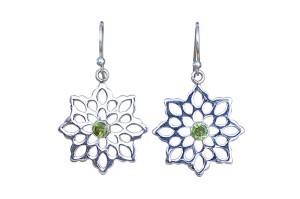 K65 kolczyki, oliwin SREBRO