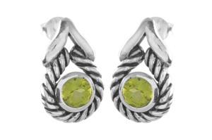Kolczyki srebrne oliwin K304