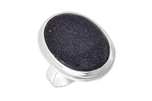 Pierścionek srebrny noc kairu P324