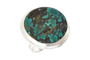 Pierścionek srebrny turkus P327