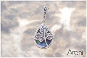 Z226 zawieszka, muszla Paua SREBRO 925