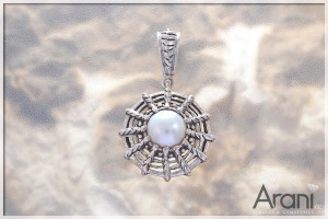 Z222 zawieszka, perła SREBRO 925