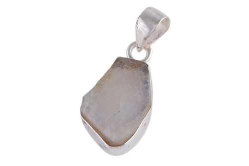 Zawieszka srebrna kamień księżycowy druzy Z342