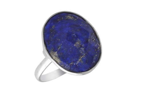 Pierścionek srebrny lapis lazuli P314