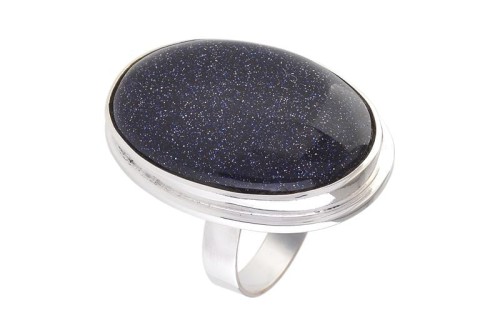 Pierścionek srebrny noc kairu P392