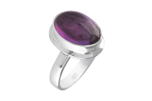 Pierścionek srebrny ametyst P356