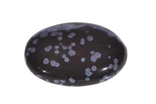 Obsydian śnieżno-płatkowy 34,4x23,4 9g. 26