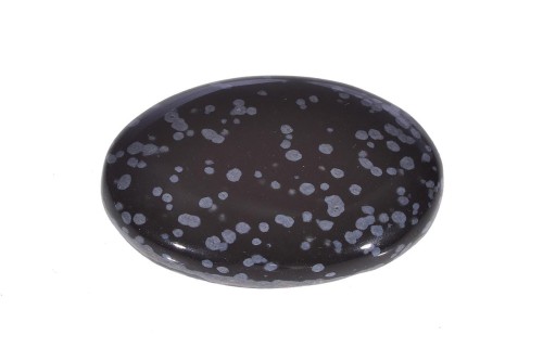 Obsydian śnieżno-płatkowy 38,8x26,5 13g. 26