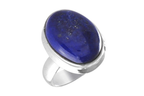 Pierścionek srebrny lapis lazuli P340