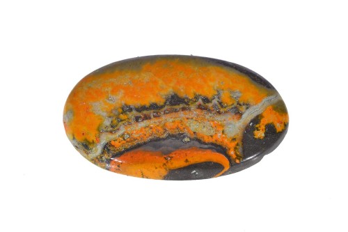 Jaspis żółty 44x26,9 11,4g. 26