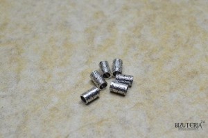 CL48x2 Półfabrykaty Elementy Posrebrzane Koraliki