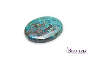 Lazurowy malachit owal 35x26mm 10,3g 45.