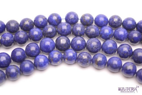 E11 - Lapis lazuli - sznur 36cm, 1cm WYPRZEDAŻ!