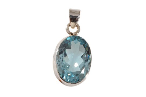 Zawieszka srebrna topaz sky Z252