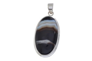 Zawieszka srebrna agat bended Z272