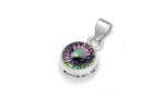 Zawieszka srebrna topaz mistyczny Z321
