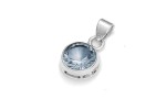 Zawieszka srebrna topaz niebieski sky Z320