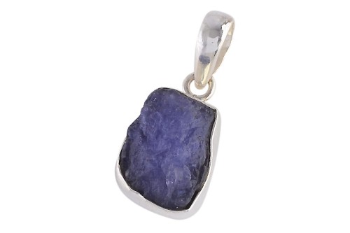 Zawieszka srebrna tanzanit druzy Z340