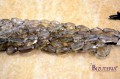 R31- Kwarc dymny owal fas. 10mm 235mm