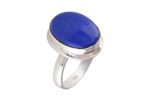 Pierścionek srebrny lapis lazuli P359