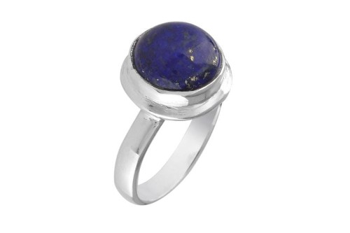 Pierścionek srebrny lapis lazuli P358