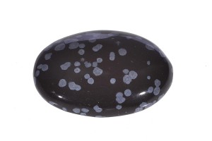 Obsydian śnieżno-płatkowy 34,4x23,4 9g. 26