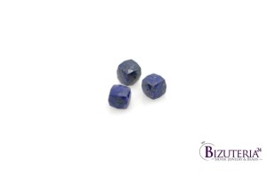 BRI9. Lapis lazuli kostka, fasetowane 8x8mm  7ct