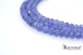 KS01202 Tanzanit oponka, fasetowany 6,1-8,9/4,5-5,4mm 187,16ct 39cm