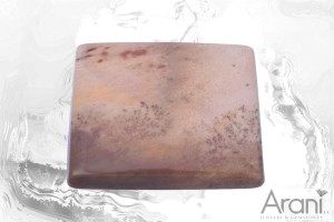 Agat Dendrytowy Beżowy 46,6x40,4 27,7g. 20