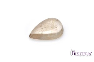 Kwarc z rutylem serce, łezka 29x20mm 7g 18.