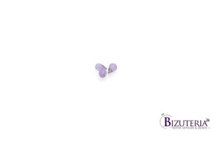 BRI7. Ametyst gruszki małe, fasetowane 6x4mm  0,8ct