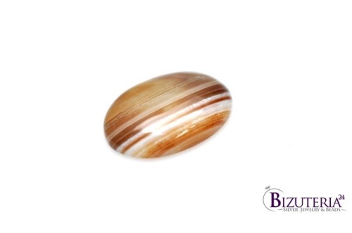 Agat żółty owal 30x20mm 7,3g 83.