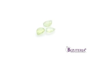 BRI22. Prenit krople, fasetowane 10x9x4mm  2,85ct