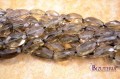 R31- Kwarc dymny owal fas. 10mm 235mm