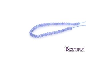KS01113 Tanzanit oponka, fasetowany 3,86-4,6/2,6-3,32mm 20,35 54szt.!!!