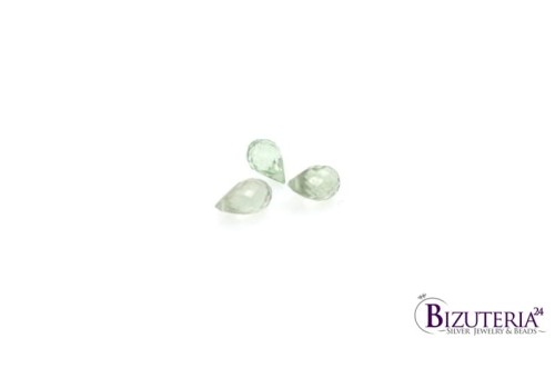 BRI20. Prazolit gruszki, fasetowane 12x6mm  2,85ct