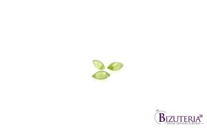 BRI18. Oliwin marikzy małe, fasetowane 9x4mm  1,45ct