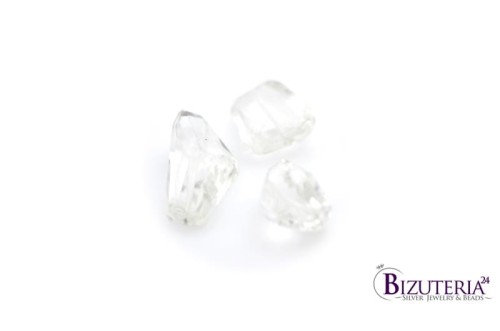 BRI11. Kryształ górski nieregularny, fasetowane 28x17x11mm  29ct